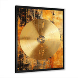 Cymbal Symphony Gilded - Music Canvas Wall Art