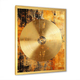 Cymbal Symphony Gilded - Music Canvas Wall Art