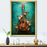 Tropical Guitar Music Euphonic - Music Canvas Wall Art