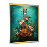 Tropical Guitar Music Euphonic - Music Canvas Wall Art