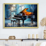 Piano Rhapsody In Blue I - Music Canvas Wall Art