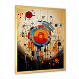 Native American Interconnected Elements Symbol - People Canvas Wall Art