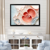 Coral Chamber Nautilus Spiral - Nautilus Wall Art Prints