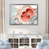 Coral Chamber Nautilus Spiral - Nautilus Wall Art Prints