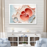 Coral Chamber Nautilus Spiral - Nautilus Wall Art Prints