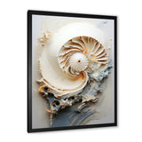 Abstract Snails Nautilus - Nautilus Canvas Wall Art