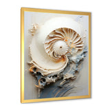 Abstract Snails Nautilus - Nautilus Canvas Wall Art