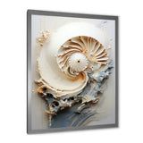 Abstract Snails Nautilus - Nautilus Canvas Wall Art