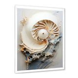Abstract Snails Nautilus - Nautilus Canvas Wall Art