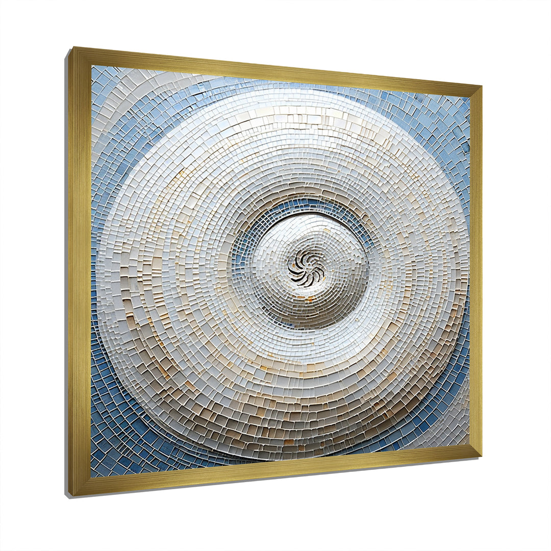 Silver Swirl Shell Fish - Nautilus Bedroom Wall Art