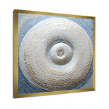 Silver Swirl Shell Fish - Nautilus Bedroom Wall Art
