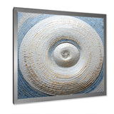Silver Swirl Shell Fish - Nautilus Bedroom Wall Art