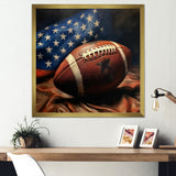 Patriot USA Football Ballon - NFL Canvas Wall Art