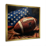 Patriot USA Football Ballon - NFL Canvas Wall Art