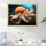 Octopus Contemporary Undersea - Octopus Wall Art Prints