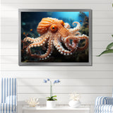 Octopus Contemporary Undersea - Octopus Wall Art Prints