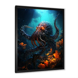 Superhero's Octopus Warrior - Octopus Canvas Wall Art