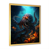 Superhero's Octopus Warrior - Octopus Canvas Wall Art
