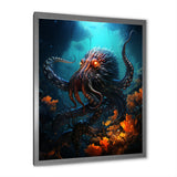 Superhero's Octopus Warrior - Octopus Canvas Wall Art