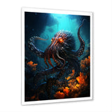 Superhero's Octopus Warrior - Octopus Canvas Wall Art