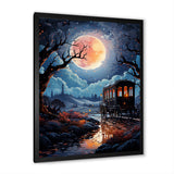 A Fantasy Gothic Old Cart - Old American Cart Canvas Wall Art