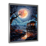 A Fantasy Gothic Old Cart - Old American Cart Canvas Wall Art