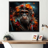 Fashion Orangutan Portrait - Orangutan Wall Decor