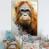 Brown Orangutan In Rainforest - Orangutan Wall Art Prints