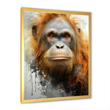 Brown Orangutan In Rainforest - Orangutan Wall Art Prints