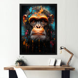 Popart Art Graffiti Apes - Orangutan Home Decor Art