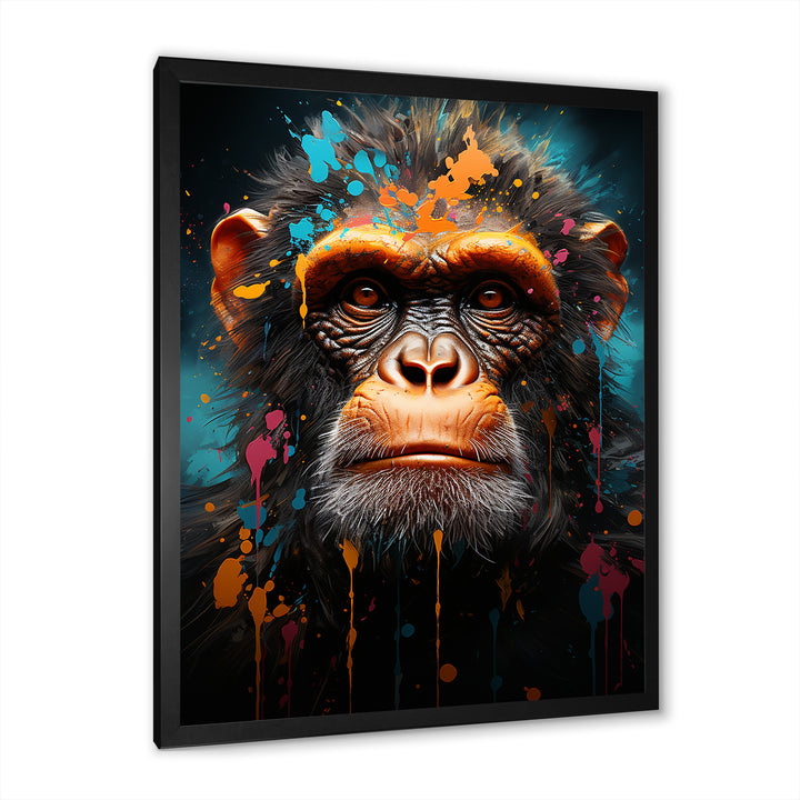 Popart Art Graffiti Apes - Orangutan Home Decor Art