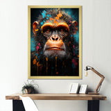 Popart Art Graffiti Apes - Orangutan Home Decor Art