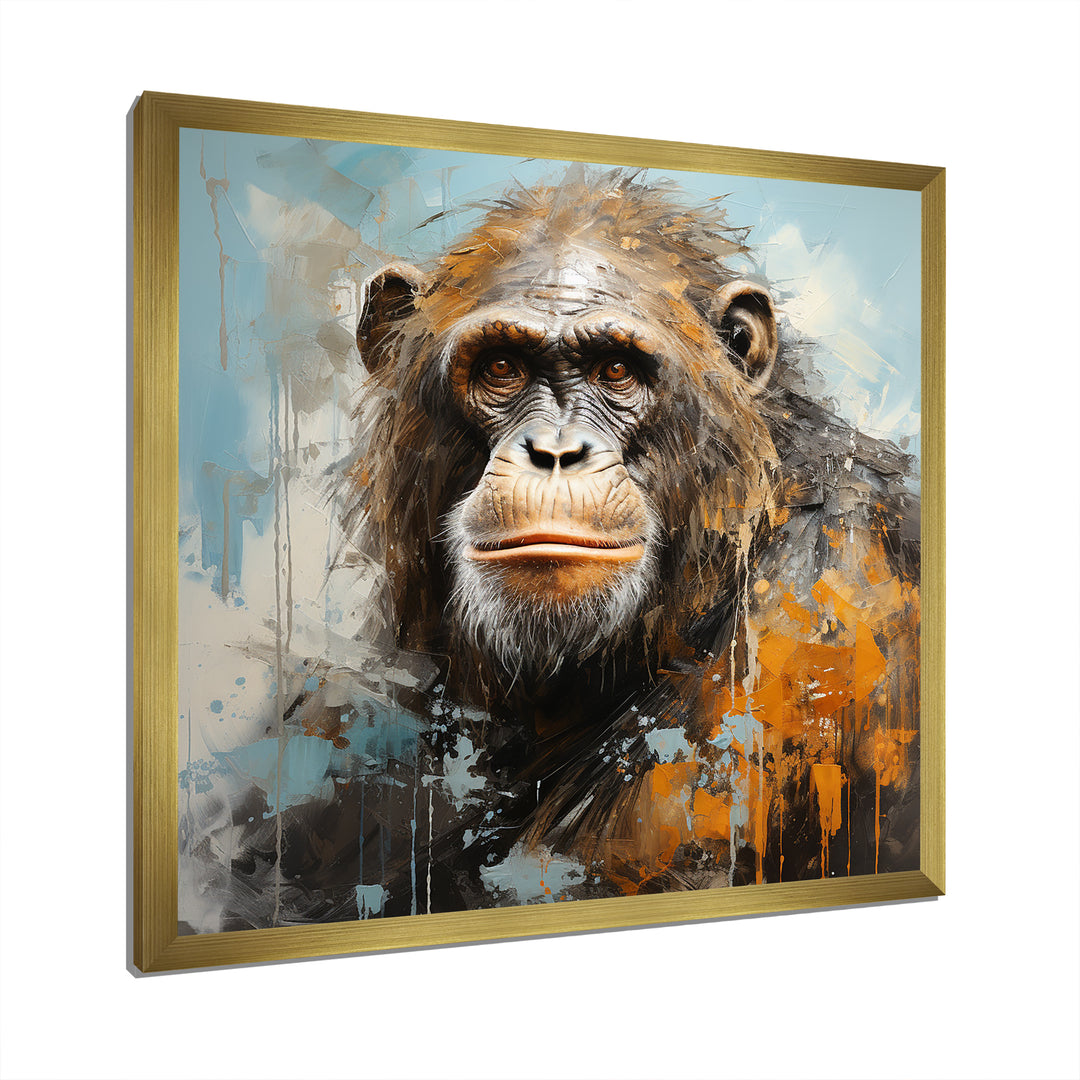Orangutan Apes Canopy Mixed - Orangutan Canvas Wall Art