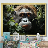 Orangutans Amidst Lush Jungle Greens Evoke - Orangutan Wall Art Prints