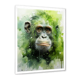 Verdant Greens Depict Orangutans= - Green Orangutan Wall Art