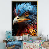 Blue Ostrich Mosaic - Ostriches Wall Decor