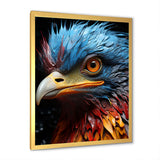 Blue Ostrich Mosaic - Ostriches Wall Decor