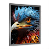 Blue Ostrich Mosaic - Ostriches Wall Decor