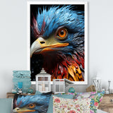 Blue Ostrich Mosaic - Ostriches Wall Decor