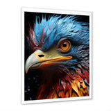Blue Ostrich Mosaic - Ostriches Wall Decor
