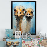 Ostriches Portrait Odyssey - Ostriches Wall Decor
