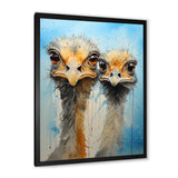 Ostriches Portrait Odyssey - Ostriches Wall Decor