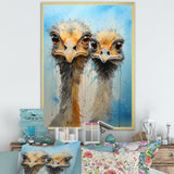Ostriches Portrait Odyssey - Ostriches Wall Decor
