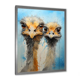 Ostriches Portrait Odyssey - Ostriches Wall Decor