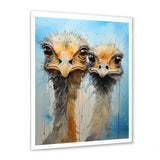 Ostriches Portrait Odyssey - Ostriches Wall Decor