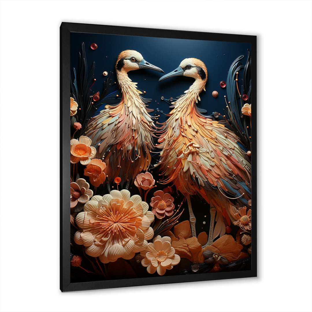 Ostriches Reverie Delight - Ostriches Wall Art Prints