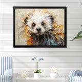 Otter Playfulness Portrait - Otter Framed Canvas Art