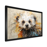 Otter Playfulness Portrait - Otter Framed Canvas Art