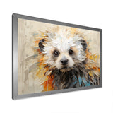 Otter Playfulness Portrait - Otter Framed Canvas Art
