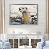 Otter Playfulness Magic - Otter Large Canvas Wall Art